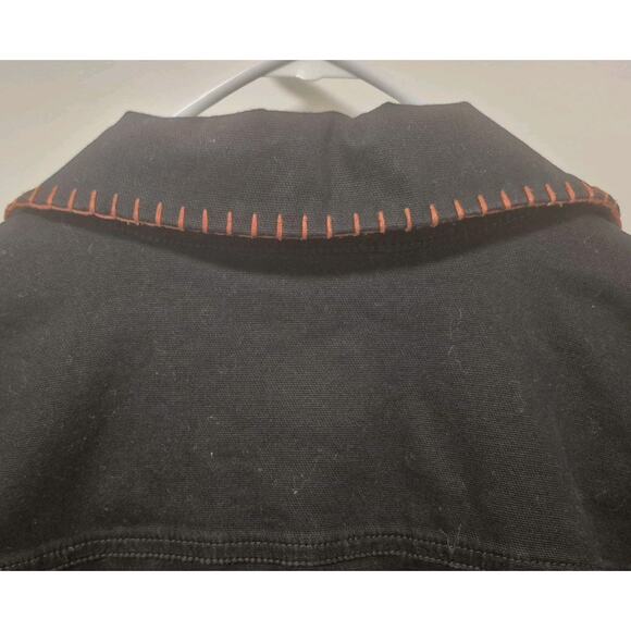 Ruby Road Bead Embellished Short Black Jacket Embroidered Women Size 12 - Picture 5 of 9